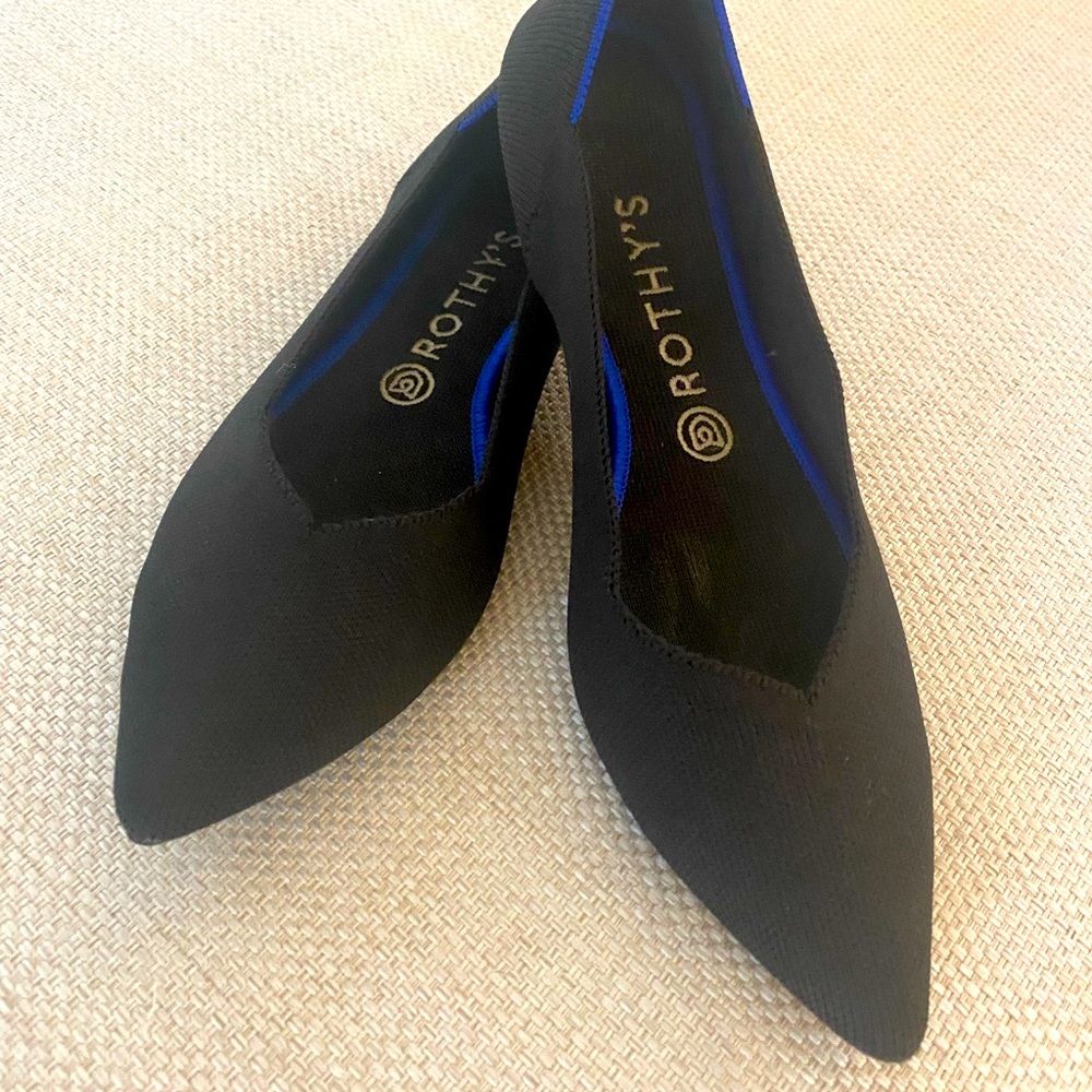 Black Pointed Toe Rothy’s - image 1